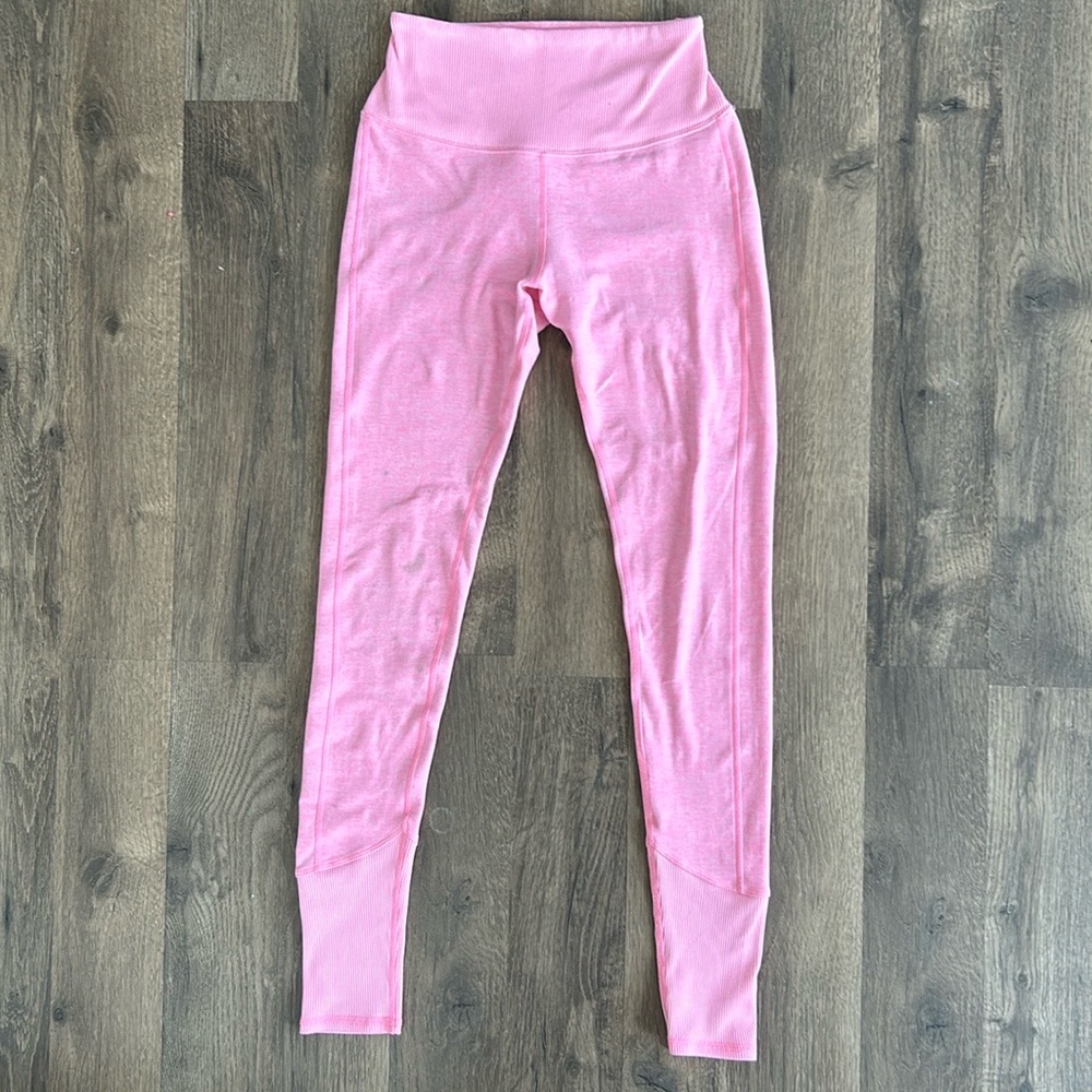 ALO YOGA macaron pink ALOsoft legging
